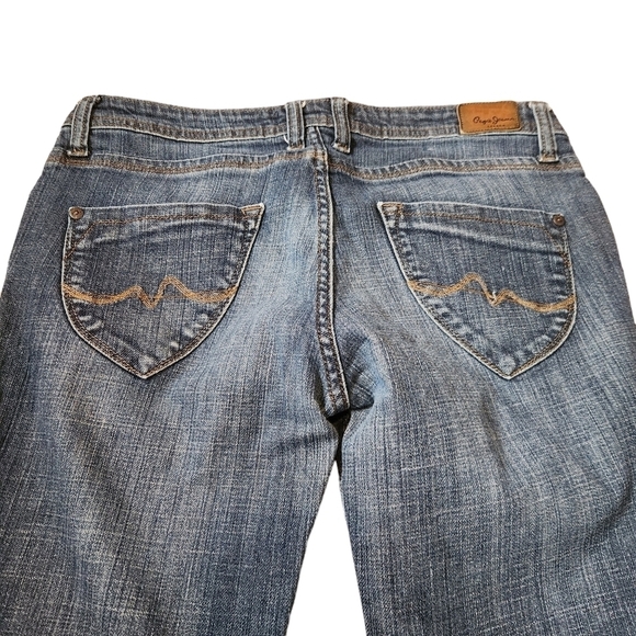 Pepe jeans London Original Frisky blue low-rise skinny denim Jean pants - Picture 10 of 11